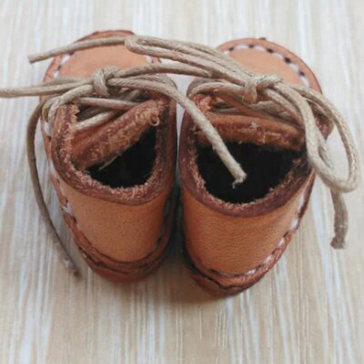 Genuine Leather doll boot,fit DECF doll.