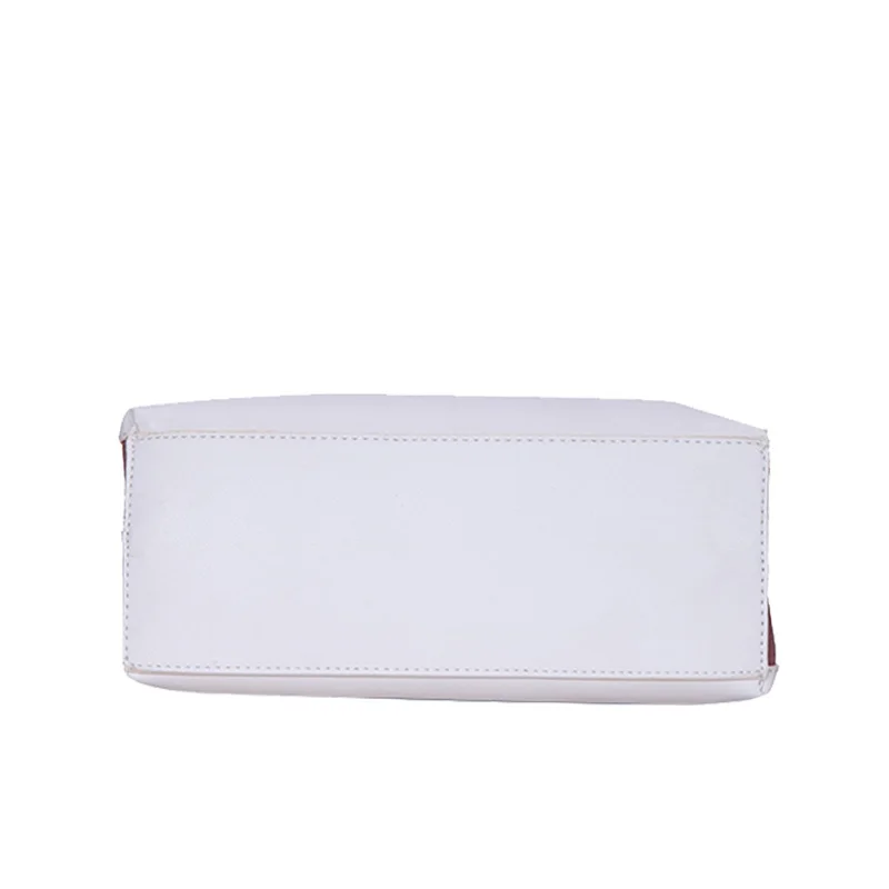 
Elegant new color contrast bucket bags for women 2019 with metal square lock ladies handbags Tote with decoration 