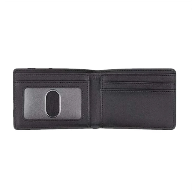 
HOT SELL men leather Carbon Fibre Wallet Clip Slim credit RFID Card Holder With Front Pocket And ID Window 