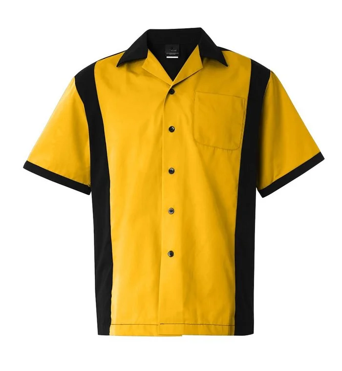 Mens Retro Cruiser Polyester Bowling Shirts