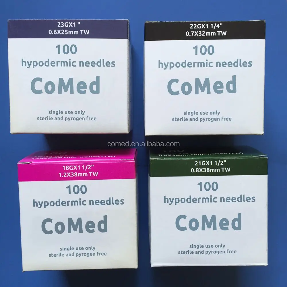 High production hypodermic needle by automatic machine 16g