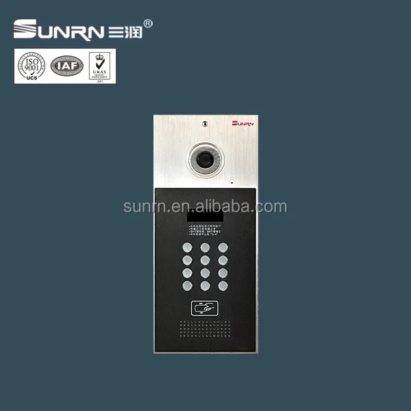 Wired color multi apartments video intercom system video door phone commax for building