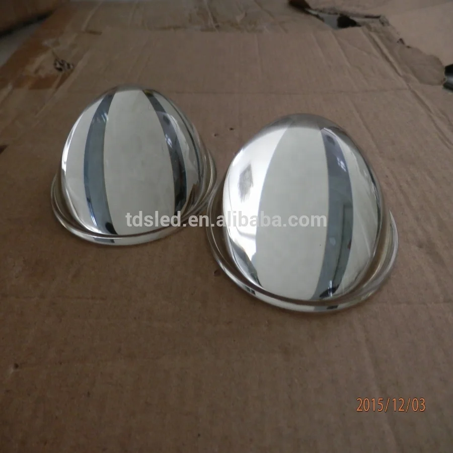 50mm aspheric led glass lens for spotlight