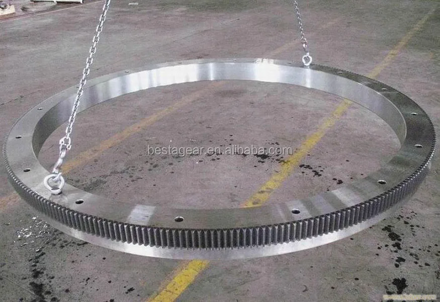 Gear ring for cement mixer