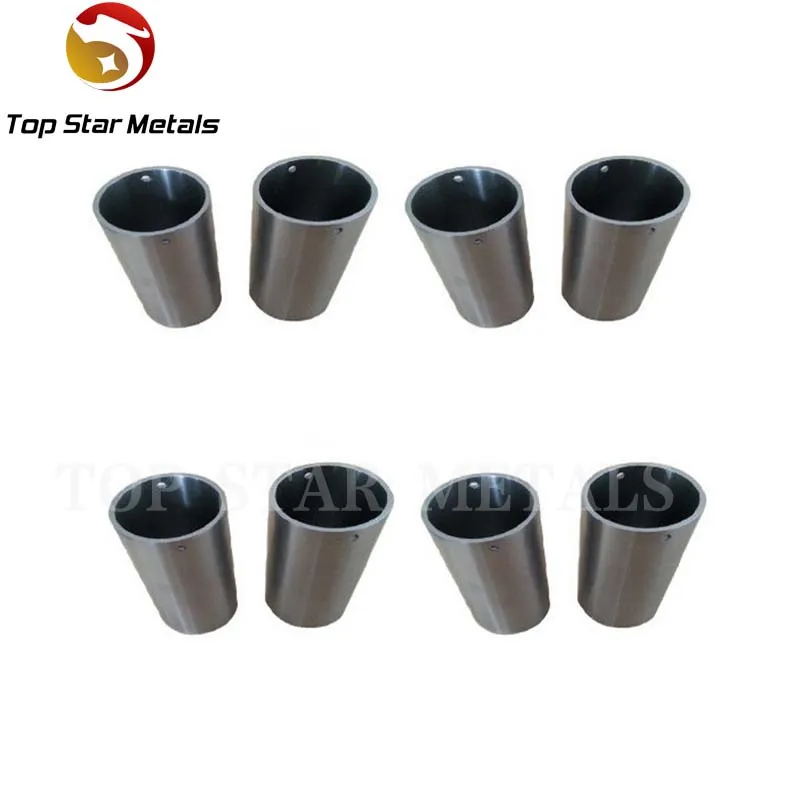 99.95% high density and temperature polished sintered sapphire crystal tungsten crucible