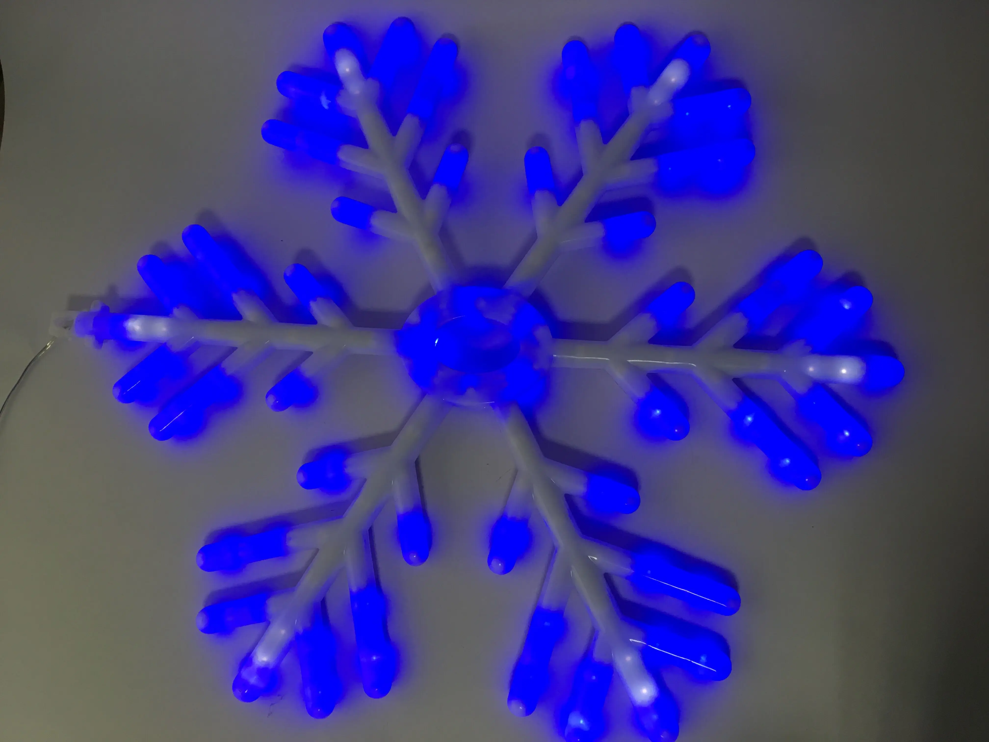 Christmas Decoration Led Snowflake Meteor Shower Rain Lights Outdoor Waterproof