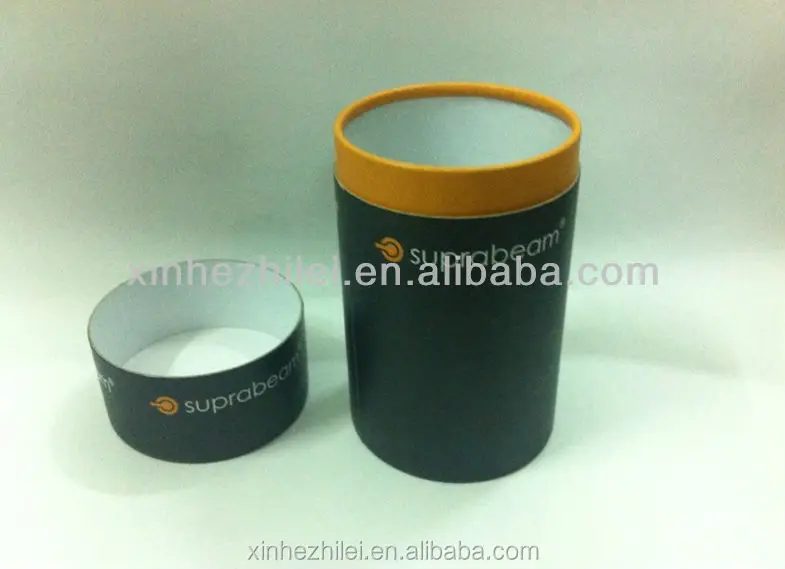 
Recycled Cardboard Round Paper Tube for T-shirt Package/Black Cylinder Tube Packaging for T-shirt/Clothes Packaging Paper Tube 