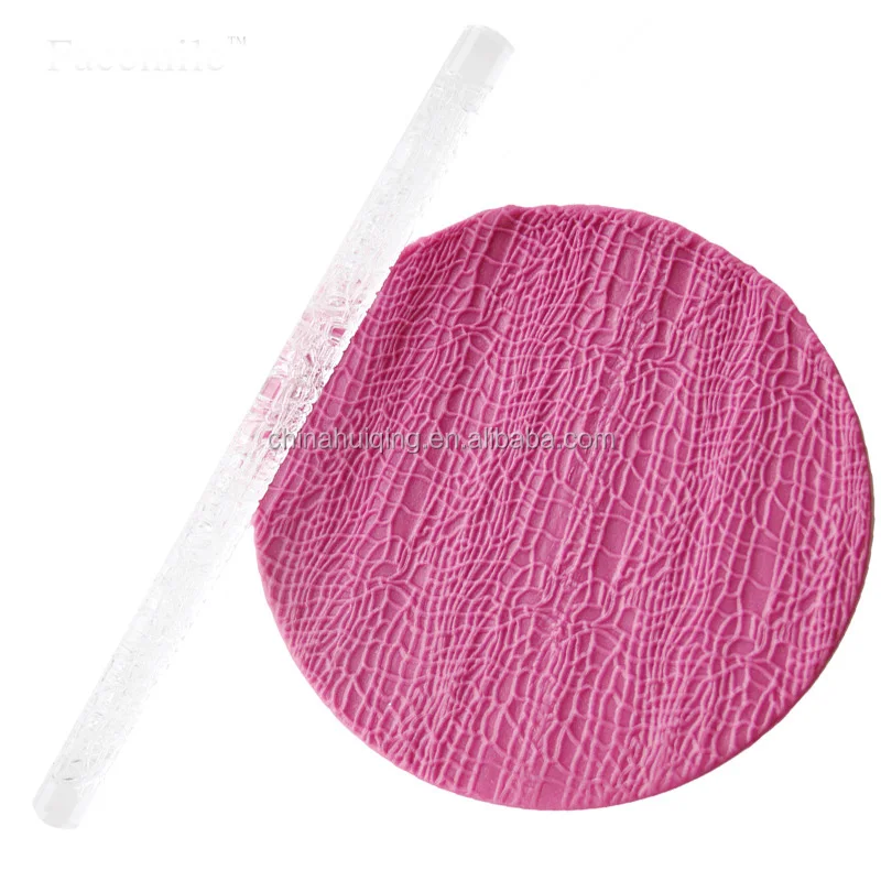 Crocodile print mini non-stick acrylic rolling pinnon-stick acrylic rolling pin