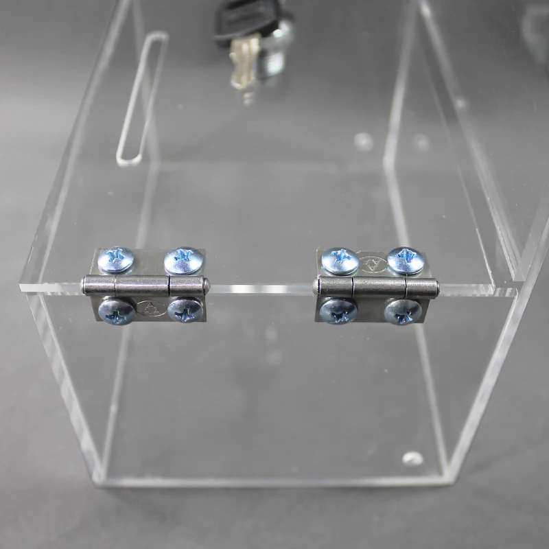 Acrylic Display/donation/name Card Box Transparent Customized for Holding Things, Protecting Products Assembly Type Boxes CN;GUA