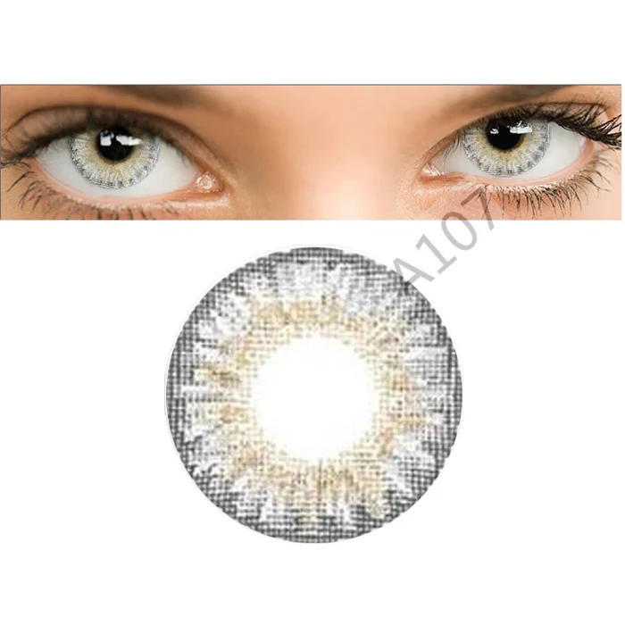 Оптовая продажа причудливый взгляд Высокое качество Голливуд большие глаза 3 тона контактные линзы цвет контактные линзы