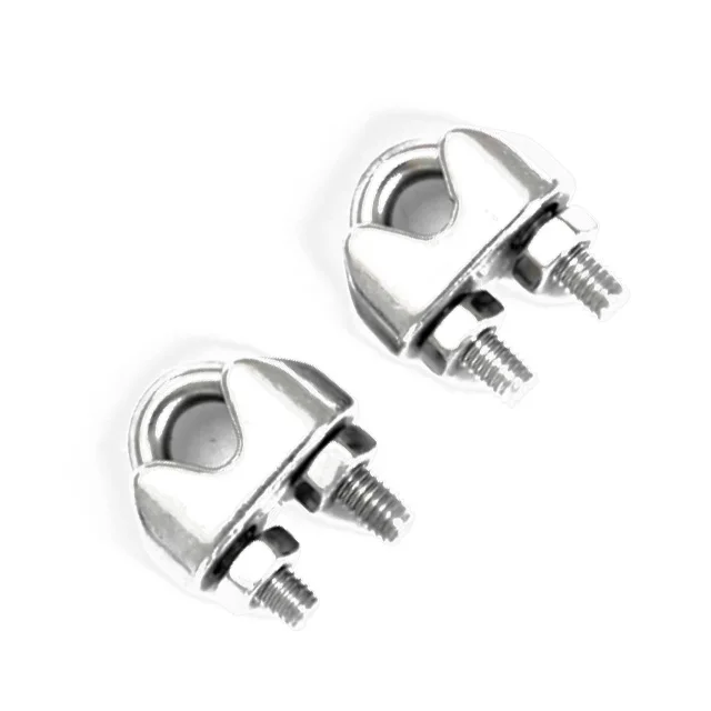 Made in Jiangsu manufacture ss316/A4 stainless steel cable clamps for 16mm wire rope