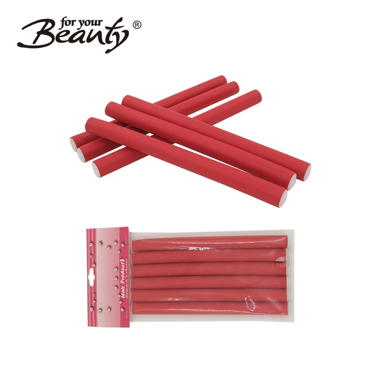 Wholesale Fashion Lady DIY Styling Rouleau de cheveux Hair bendable rubber twist flex rods magic hair curlers rollers