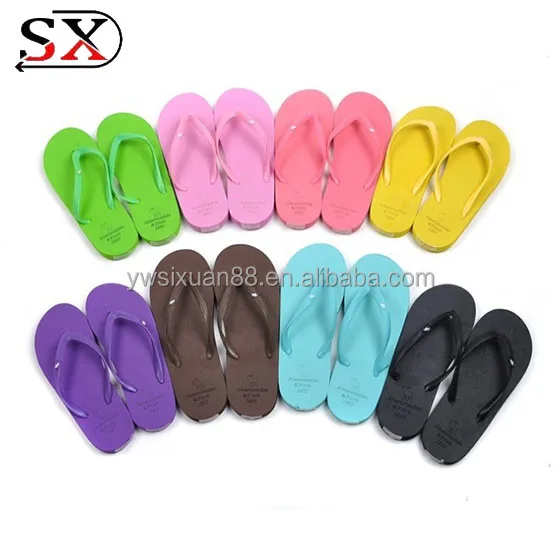 2017 cheap lady flip flops candy color summer slipper girls women beach slippers
