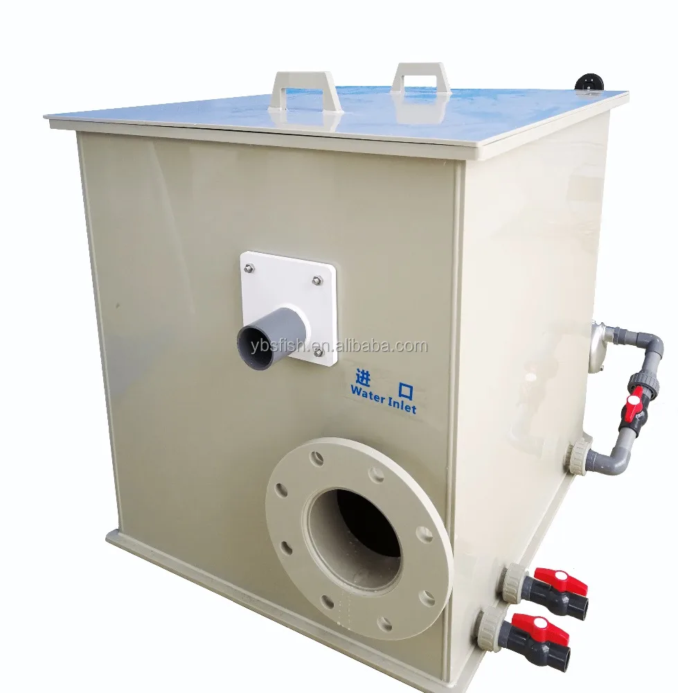 Aquarium/aquaculture rotary PP drum filter