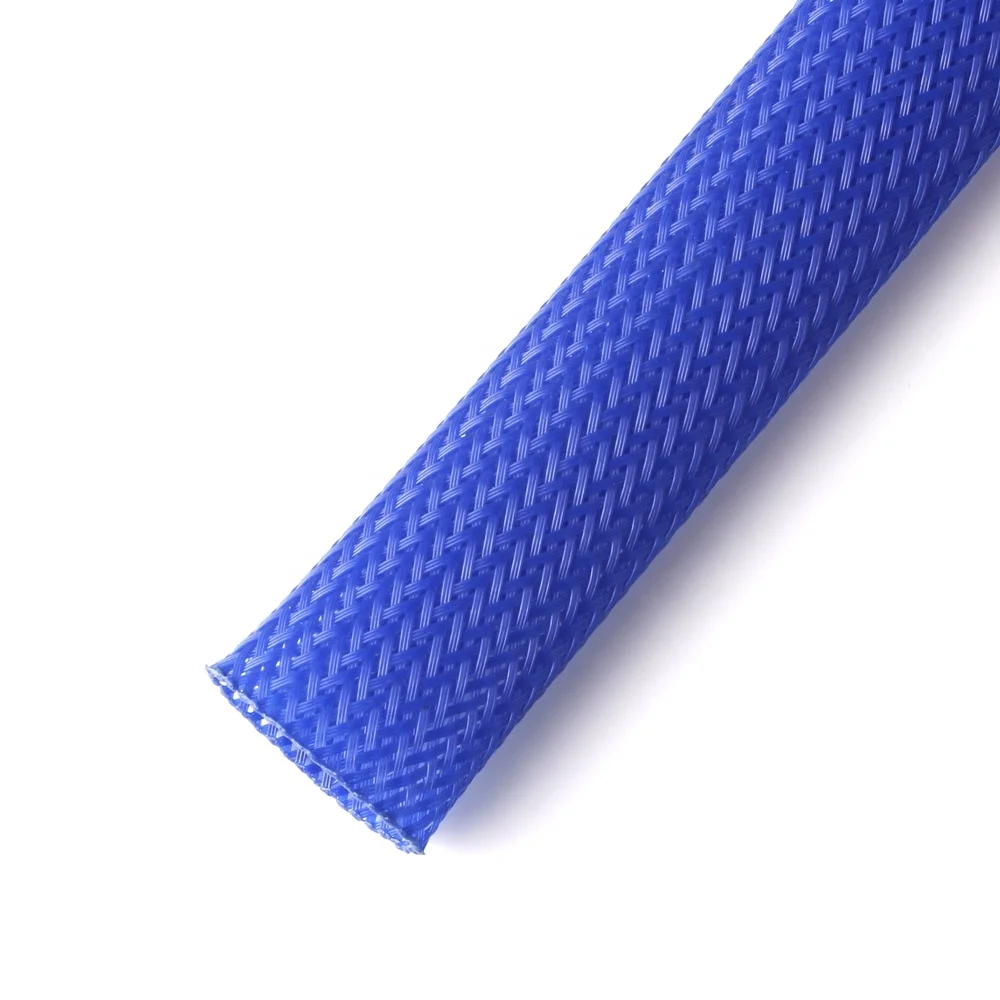 20MM Blue PET  Braided Protective Sleeves