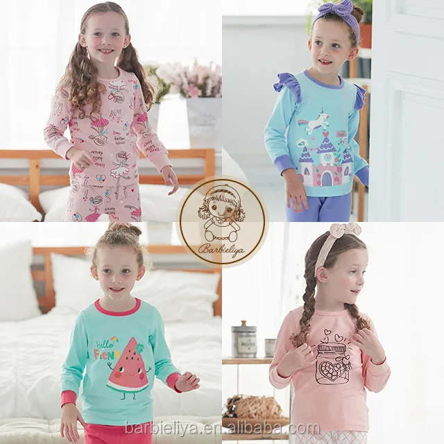 
Manufacturelong sleeve kids sleeping suit pajamas 