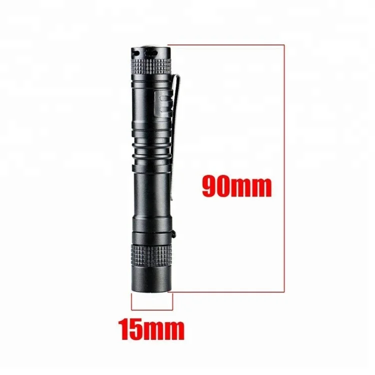 Home Outdoor Emergency AAA Battery LED Torch Light Tactical Pen Light Small Mini Flashlight
