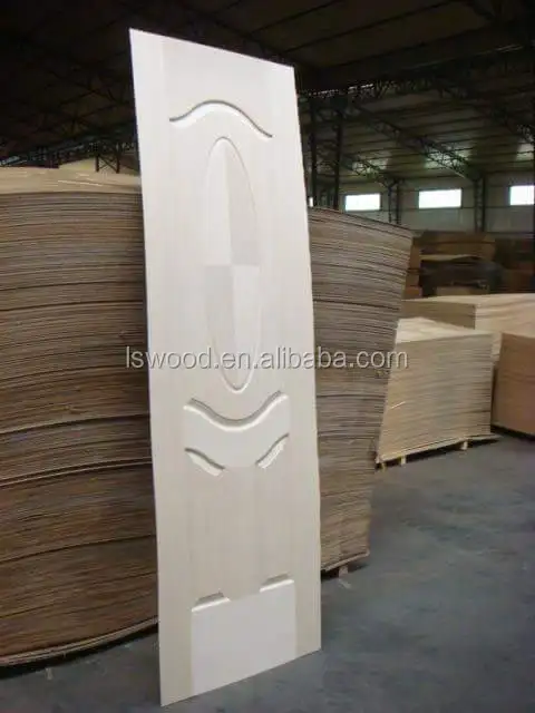 
HDF moulded Door Skin laminated Wood Veneer/Melamine 