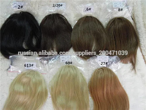 человеческие волосы челки