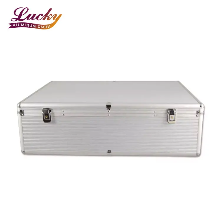 Factory price custom size 1000 cd dvd aluminum storage case