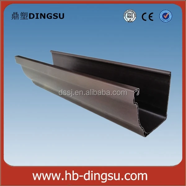 PVC roof gutter channel drop outlet for metal tile roof house drainage