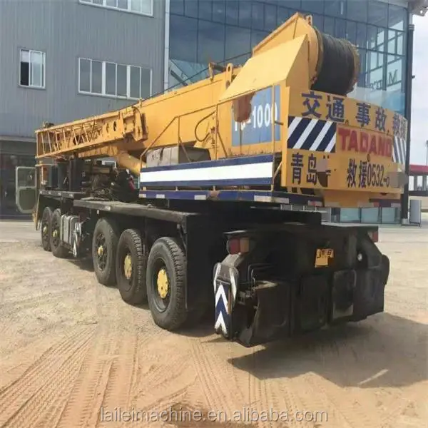 Fully Hydraulic Used Tadano Truck Crane 100 Ton TG1000E Japan original for sale