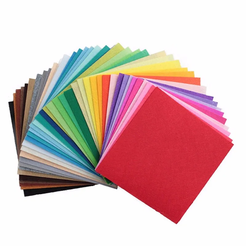 Chinese Manufacturer Customizable Handmade handicraft decorations Color Felt Needle Punched Non- Woven Fabric