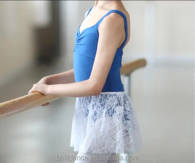 
 Белые кружевные короткие балетные юбки D034005 Dttrol для девочек  