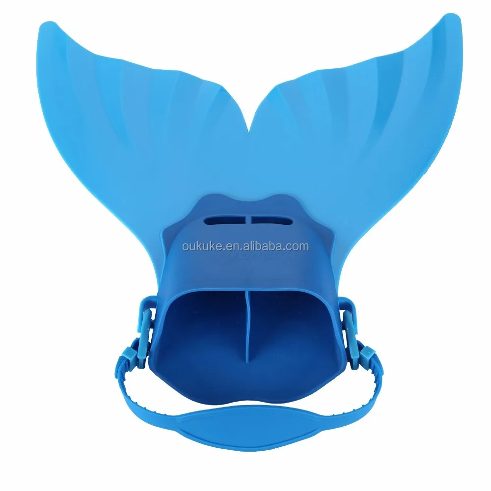 2018 pink green adjustable China cheap quality swim fins mermaid tail monofin