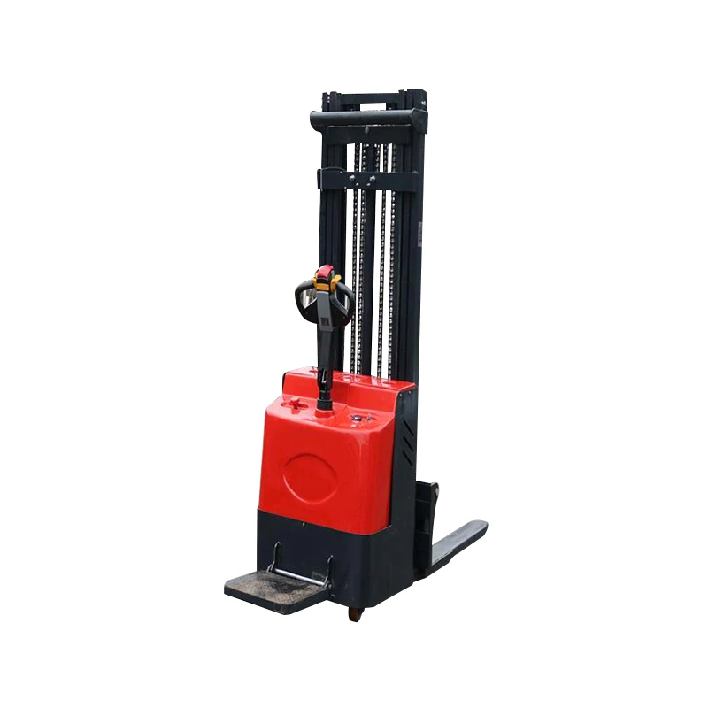 Small pallet stacker truck fully automatic walkie electric pallet truck stacker