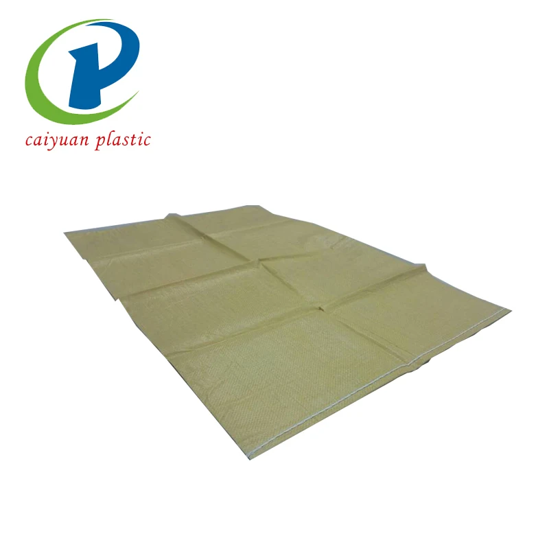 50kg Low price white pp woven sugar bag with pe liner