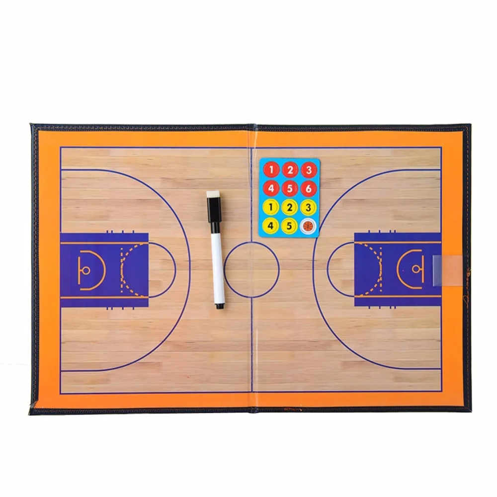 Dry Professional Tactics Board Magnetic Baketball Strategy Board basketball Coaching Erase Clipboard Board