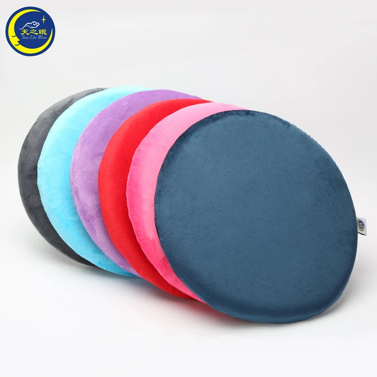 Meijei бренд 2018 Мода офисный автомобиль стул молния крышка круглый пены памяти складной ортопедические подушки сиденья