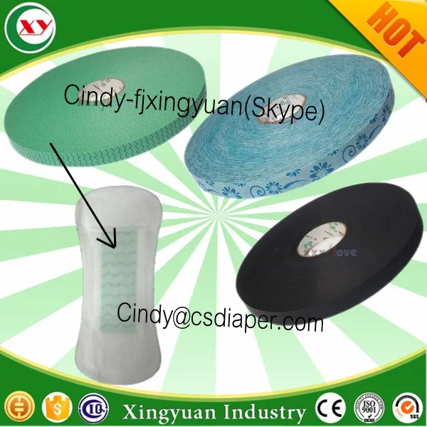 Anion chip strips of negative ions for feminine hygiene