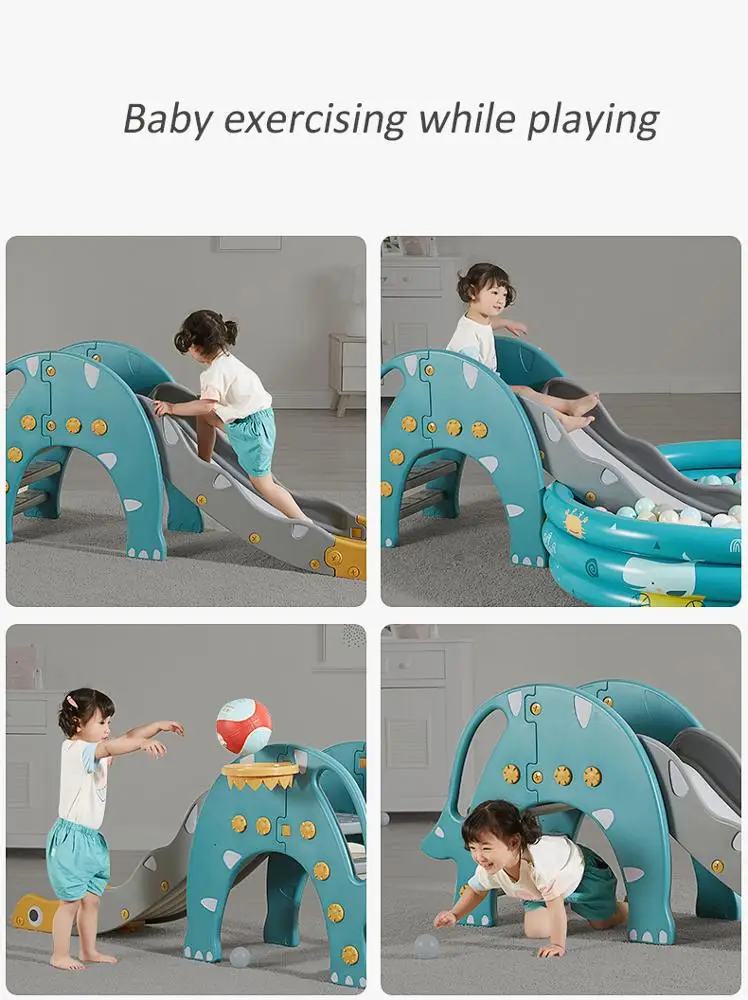 Детские домашние слайды KUB оптом, утолщенные маленькие слайды, домашние многофункциональные детские комбинированные игрушки