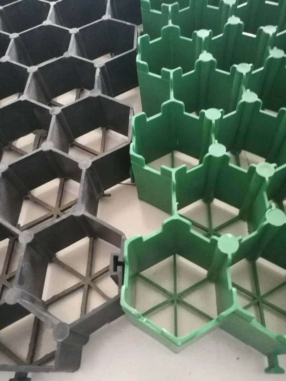 40mm 50mm 70mm Height Honeycomb Gravel Stabilizer Mat Plastic Grass Lawn Grid For Parking Lot