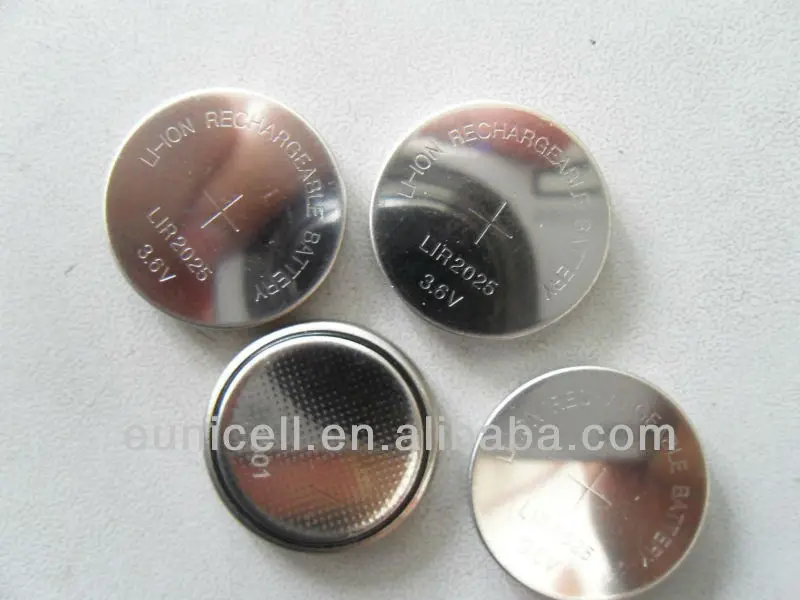 Li-Ion Button Cells 3.6V LIR2032 lir2016 rechargeable battery charger