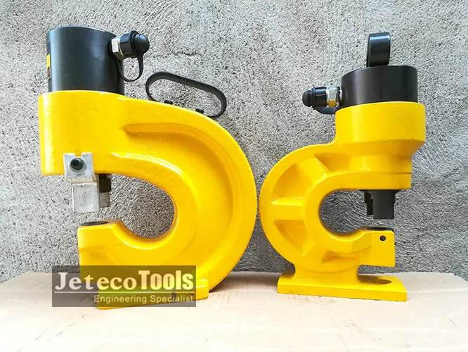 CH-60 hydraulic hole puncher portable hydraulic hole punch tool for hole punching in copper busbar steel stainless, Jeteco Tools