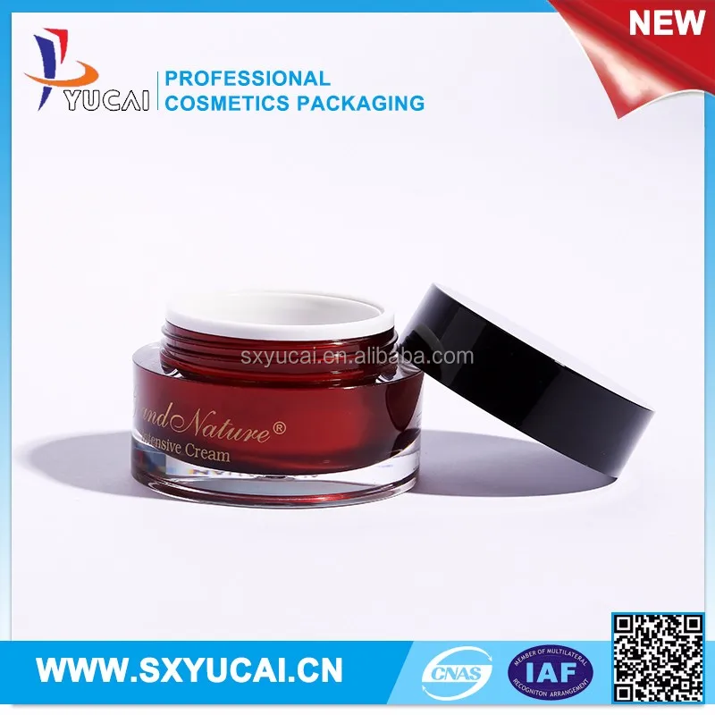 Известный Бренд Alibaba китай акриловые банку косметический 50 мл баночки для кремов