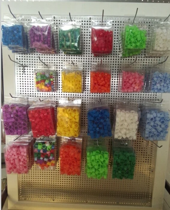 NL621top selling pet products colorful number pigeon rings