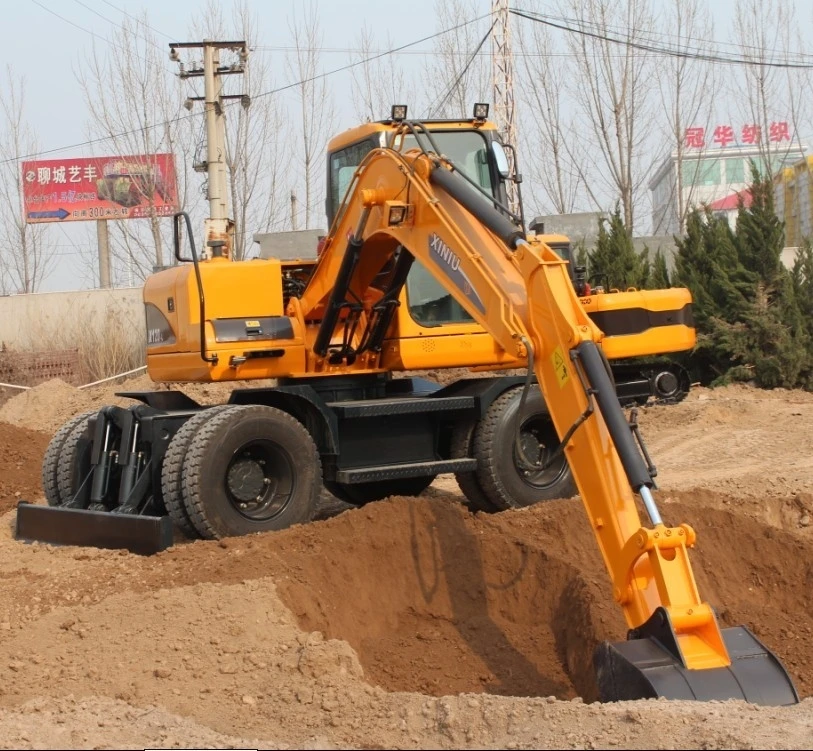 Китайский гусеничный экскаватор X120-L XINIU/Rhinoceros, колесный экскаватор 12 тонн