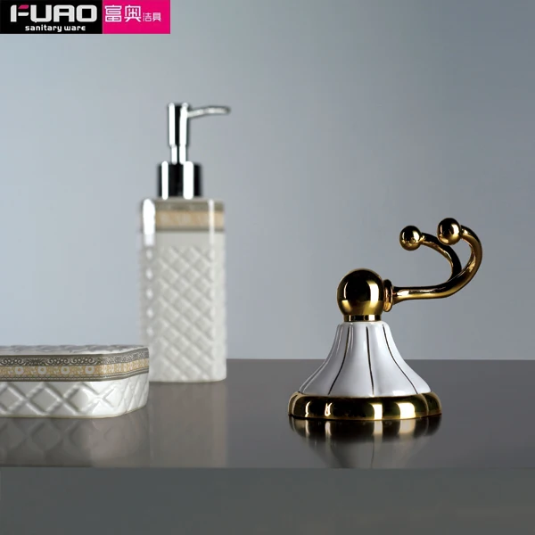 FUAO bathroom decorative wall hook & clothes hook & coat hook