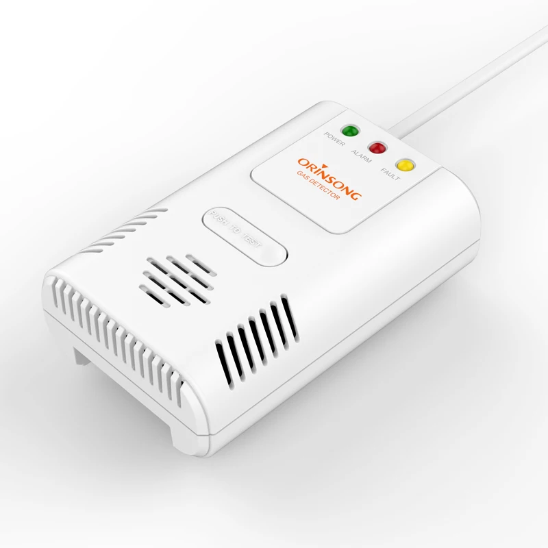 Wholesale China Manufacturer 12V / 220V LPG Gas Leak Detector Kitchen Cooking Gas Sensor Alarm For Home Security Protection