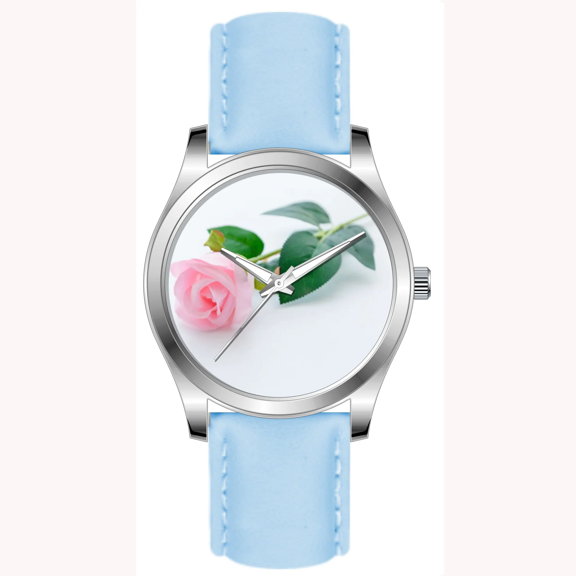 
2019 Color changing watch dial strap ion plating gold alloy wristwatch 