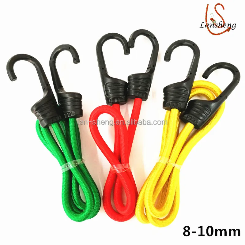 8mm heavy duty flexible polyester elastic cord bungee rope