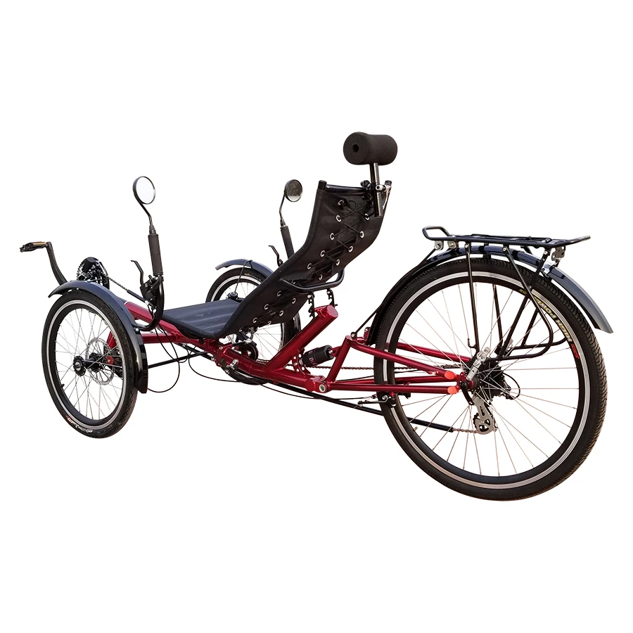 Free Duty and Free Door to Door Shipping Prompty Delivery 3 Wheel Rear Suspension Recumbent Bicycle, Recumbent Tricycle for sale