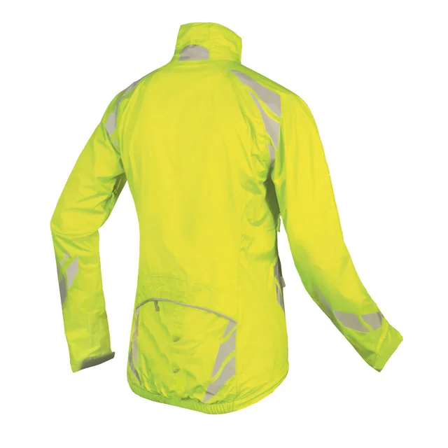 Womens outdoors slim wind breaker long sleeves cycling running printed silver reflective jacket