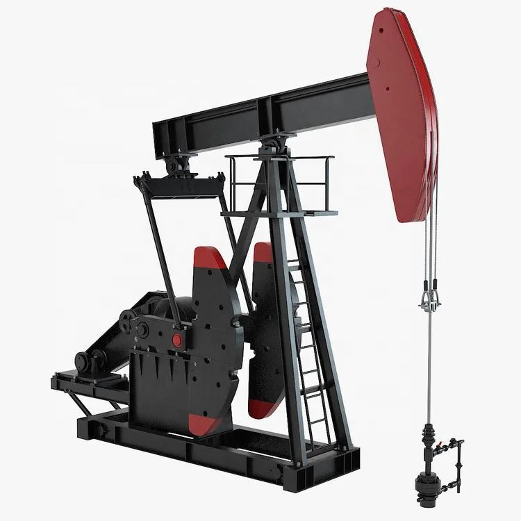 China supplier oil well beam sucker rod pumping units with gear reducer