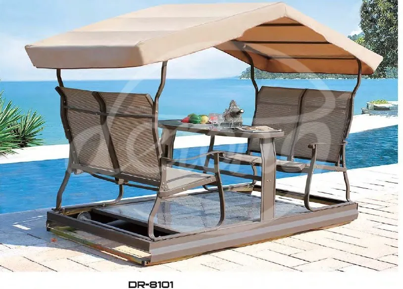 Four Seats Garden Swing Outdoor Furniture Factory Price