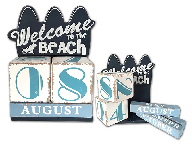 Custom Shape Cartoon Creative Wooden Calendar